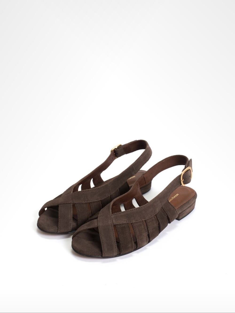 Anonymous Copenhagen Sophie 20 Women's Brown Suede Slingback Sandal - Picture 2 of 10